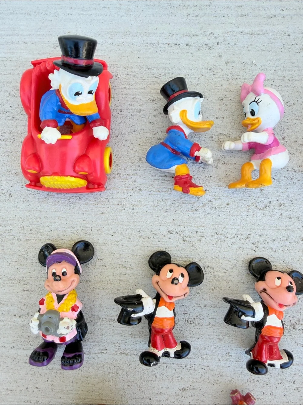 Vintage Disney Mini Character Figure Collection